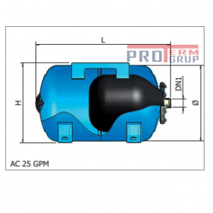 Расширительный бак размеры