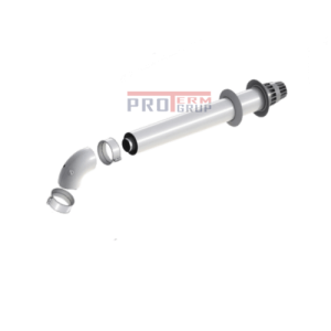 Дымоходы для котлов 1m Ø60/100 CK-A