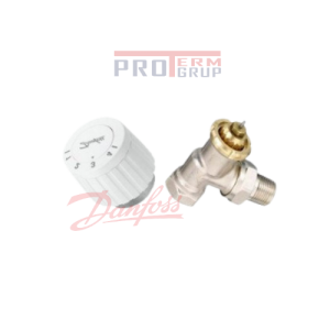 Клапан регулирующий угловой FJVR c термоголовкой