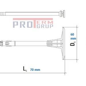 Дюбель для изоляционных материалов размеры