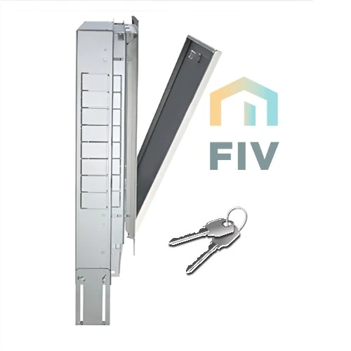 Carcasă distribuitor Metalbox Plus Emmeti – montaj încastrat Cutie metalică Emmeti Metalbox Plus pentru distribuitoare de instalații termice