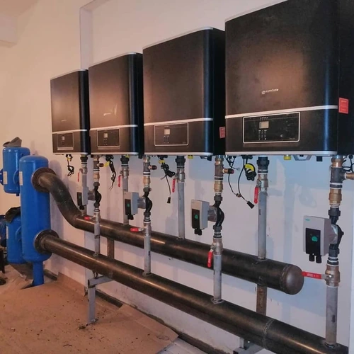 Cazane in cascad warmhaus